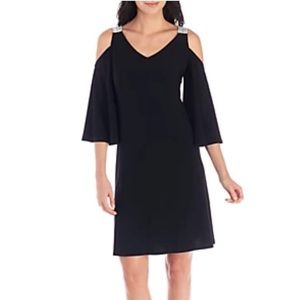 Dark blue sleeveless dress